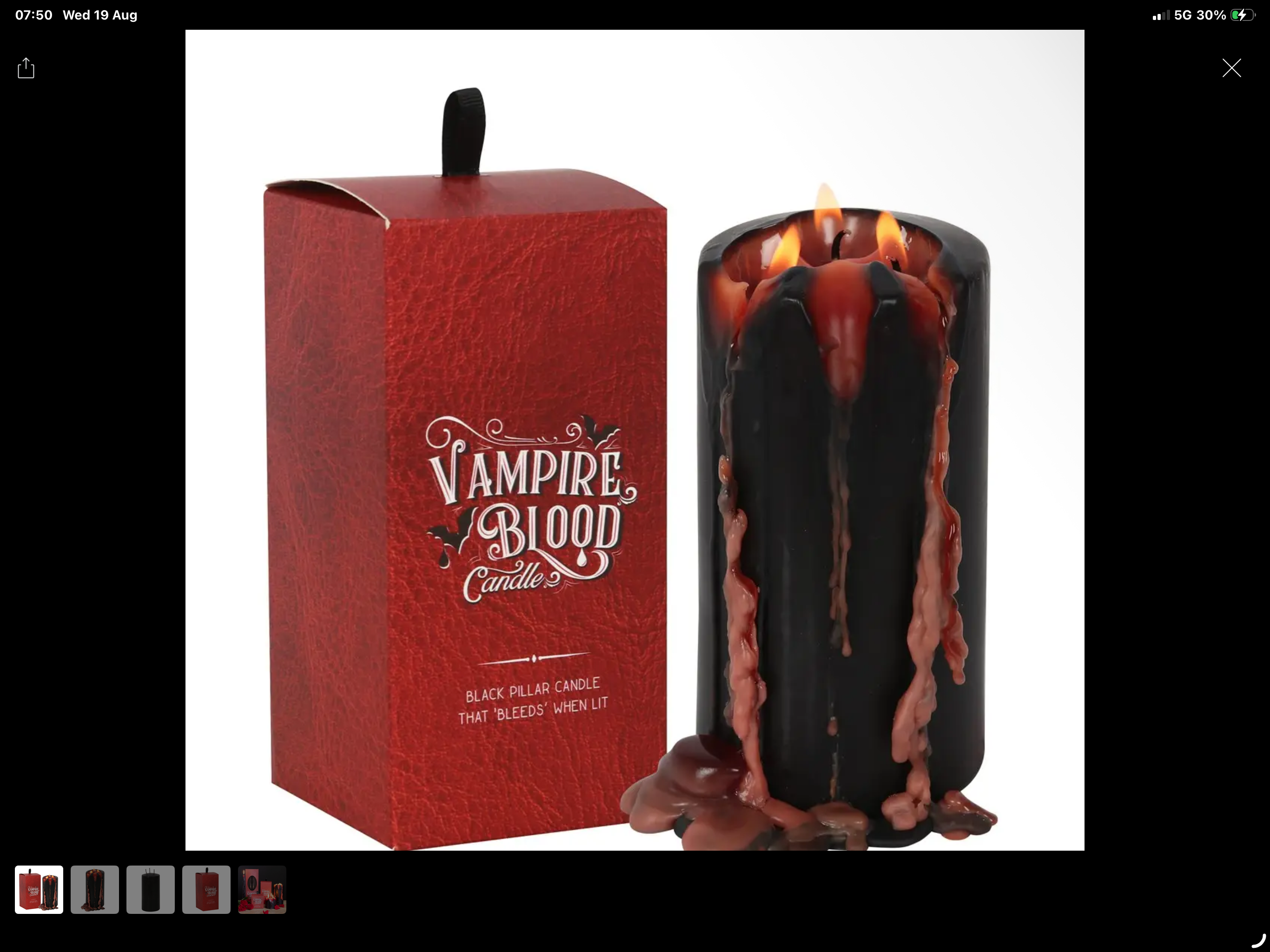Vampire Blood Candle