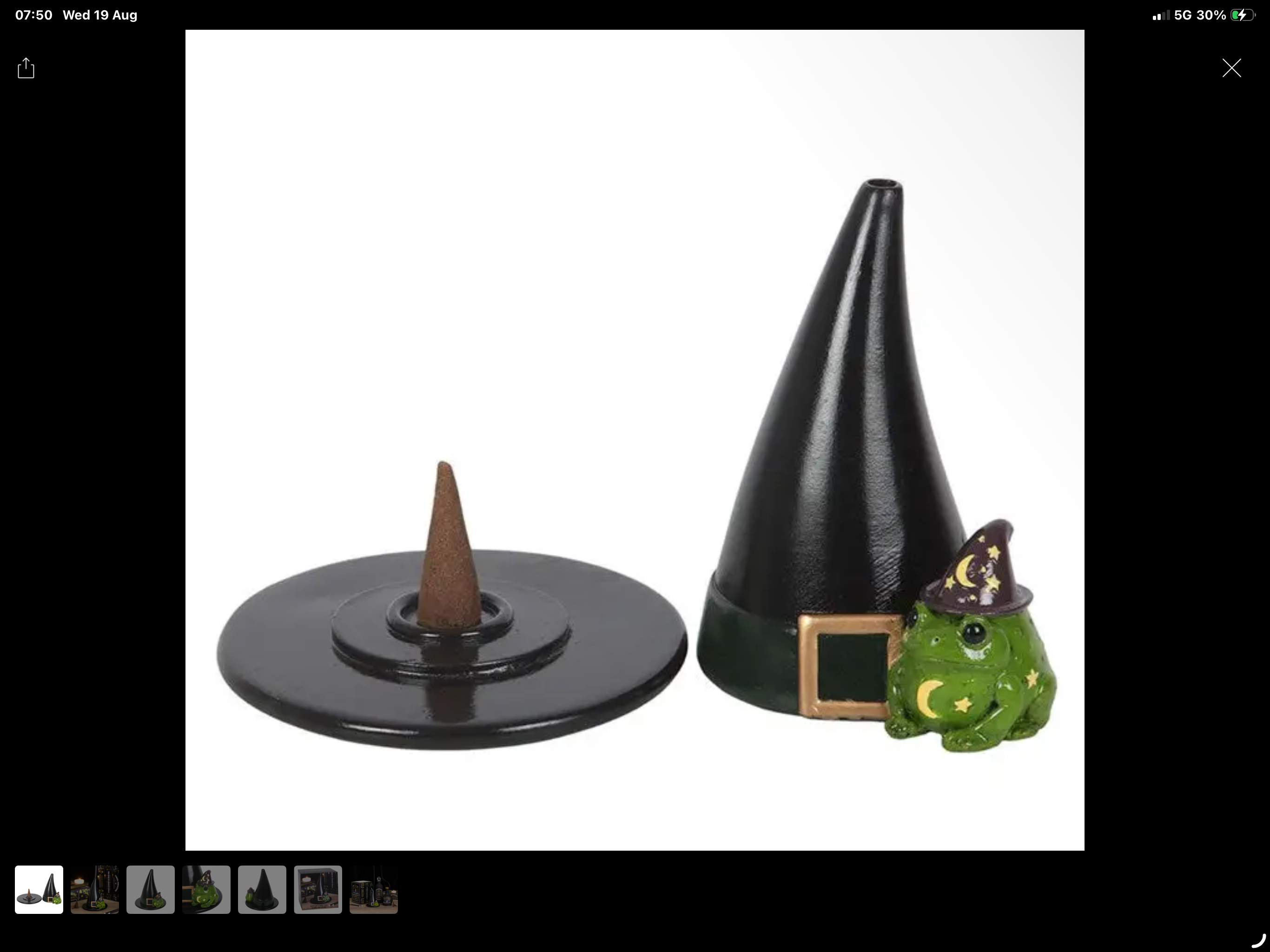 Witch Hat Incense Holder