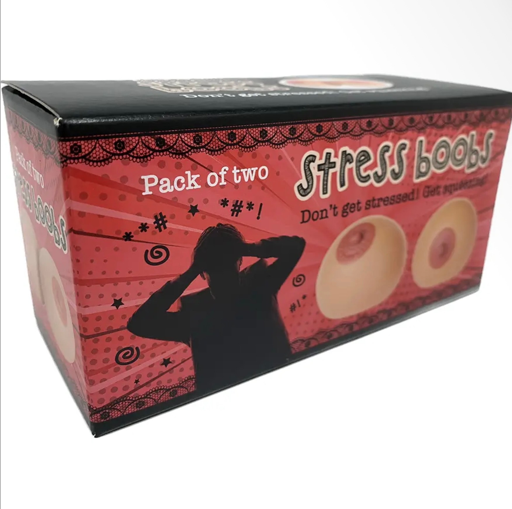 Stress Boobs — Pack of Two