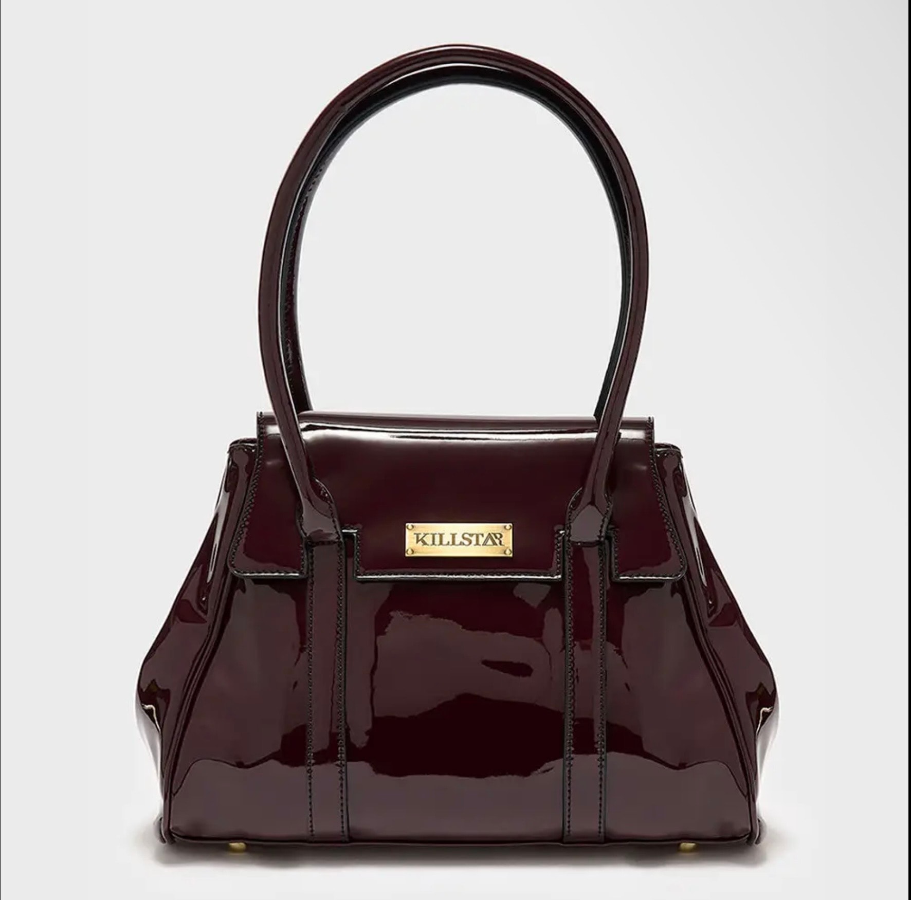 Burgundy Patent Handbag