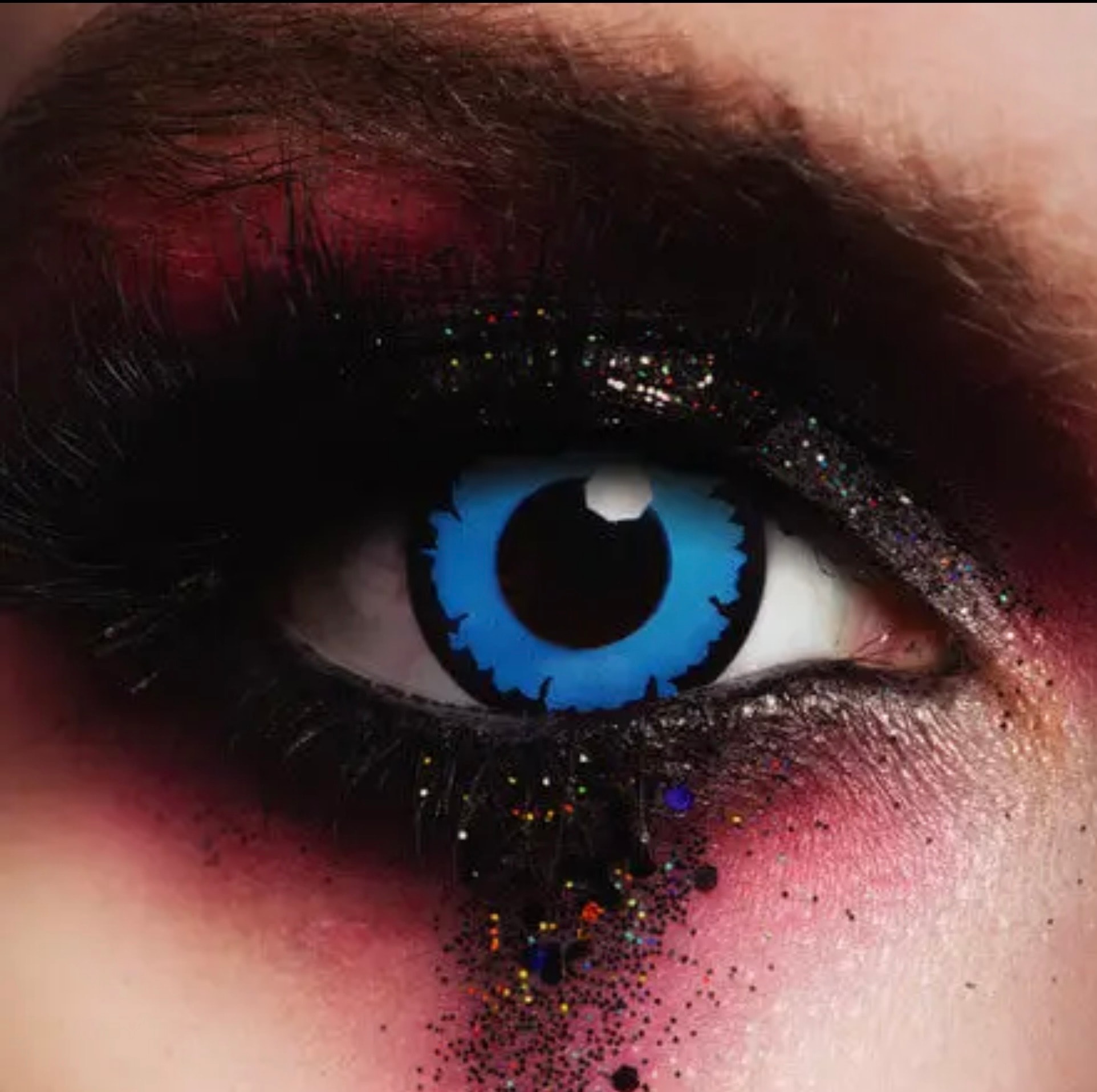 Blue Splatter Lens